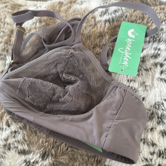 HONEYDEW Sydney Lace & Mesh
Bralette in the color shadow NWT size small - Picture 12 of 13